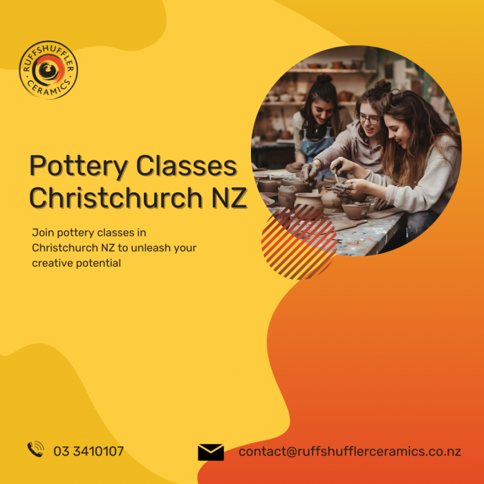 Join pottery classes Christchurch NZ at RuffShuffler Ceramics