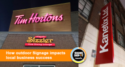 How Outdoor Signs Influence the Growth and Success for Local Businesses?