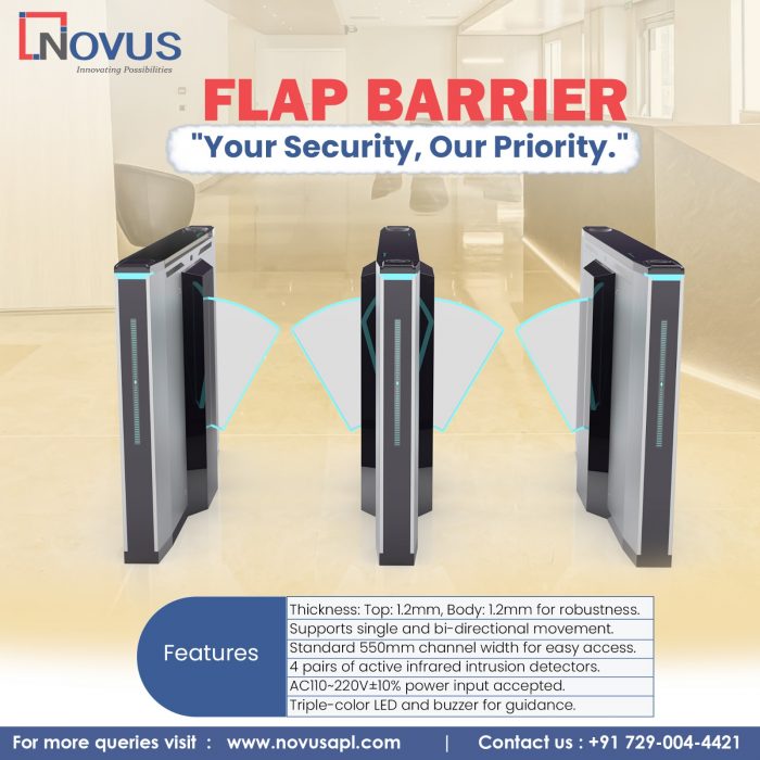 Fully Automatic Flap Barrier