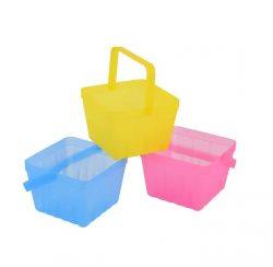 Square Transparent Plastic Bucket