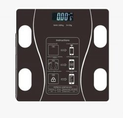 Digital bluetooth smart electronic body fat composition weighing scale