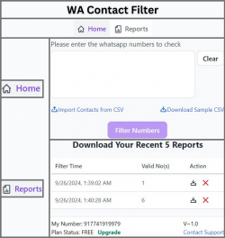 WhatsApp contact verifier free online