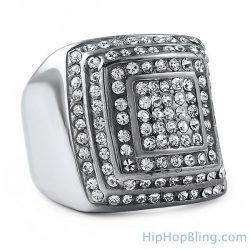 Order a diamond iced out ring