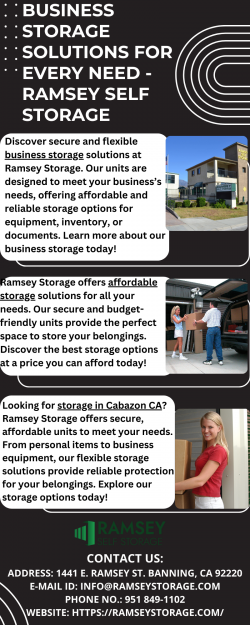 Business Storage Solutions for Every Need – Ramsey Self Storage