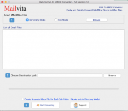 Mailvita EML to MBOX Converter For Mac Software