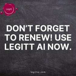 Don’t forget to renew! Use Legitt AI now.