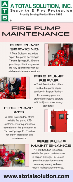 Fire Pump Repair Services | A Total Solution Inc.