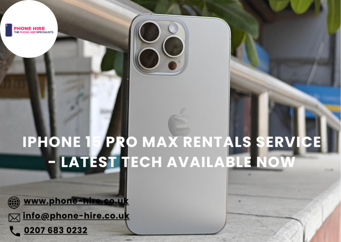 iPhone 15 Pro Max Rentals Service – Latest Tech Available Now