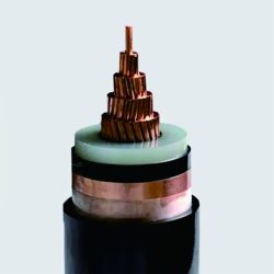 Copper core XLPE insulated and PVC sheathed power cable