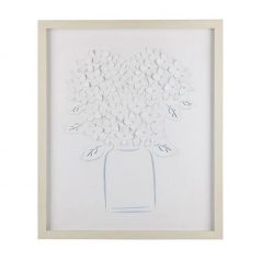 Picture Hanging Wall Decor With White Border Framed Paper Art