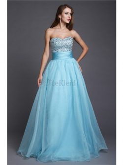 Prinzessin Herz-Ausschnitt Normale Taille A-Linie Abendkleid mit Rücken Schnürung – MeKleid.de