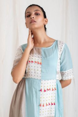 Chanderi Silk Dresses for Women Online