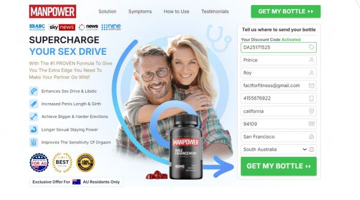 ManPower Male Enhancement Gummies Australia Reviews – Amazon Walmart Price (ManPower Male  ...