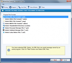 WholeClear EML to MHTML Converter