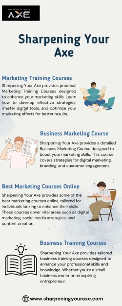 Business Marketing Course from Sharpening Your Axe