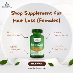 Shop Supplement For Hair Loss in Females | Herbevia