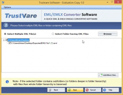 TrustVare EML Converter Software