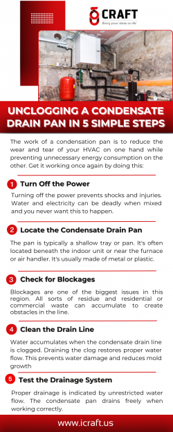 Unclogging a Condensate Drain Pan in 5 Simple Steps