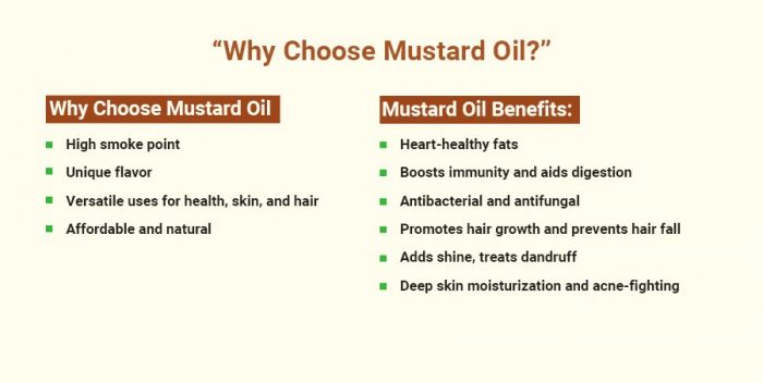 Why Choose Mustard Oil?