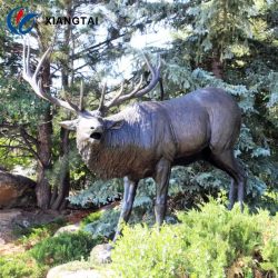 Bronze Elk Sculptures Suitable For Placement In Gardens