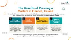 The Benefits of Pursuing a Masters in Finance, Ireland