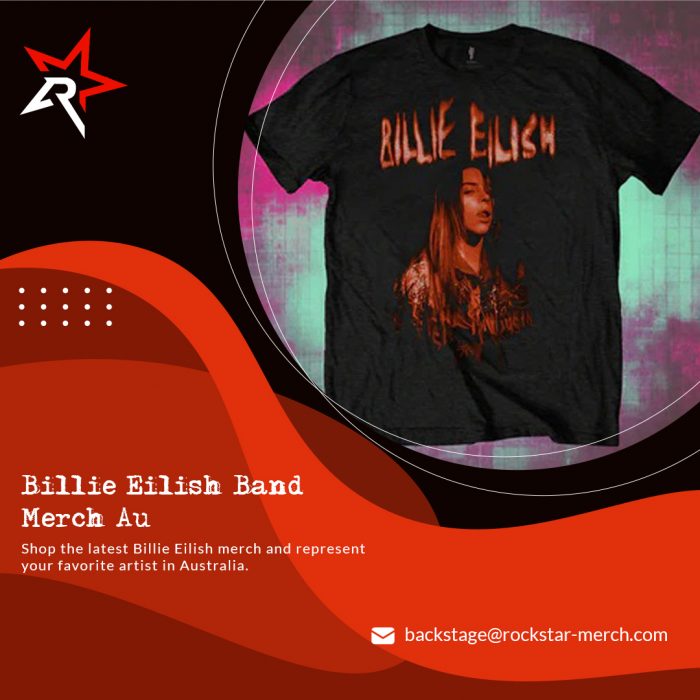 Shop Billie Eilish band merch Au for official gear