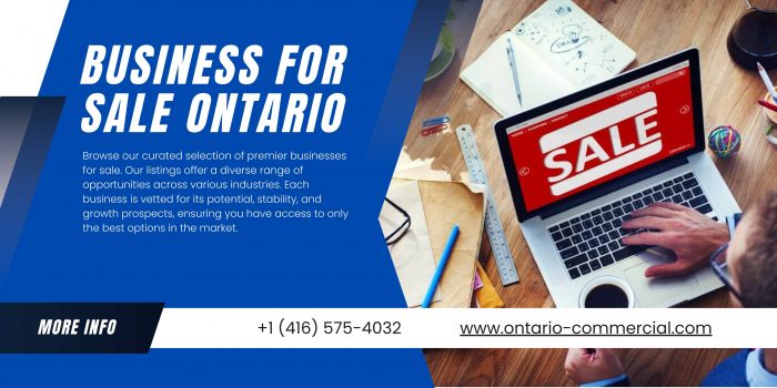 Business For Sale Ontario, Canada at Ontario Commercial Group