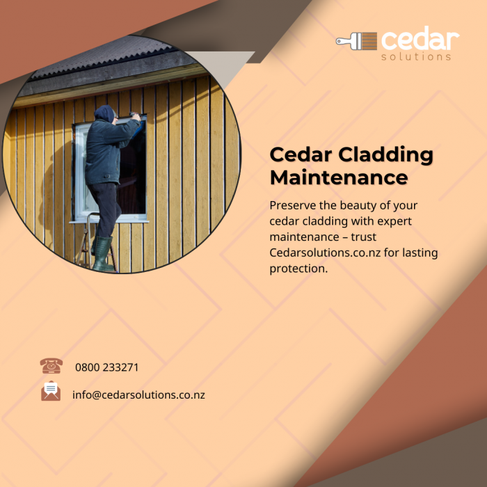 We provide the best Cedar cladding maintenance Auckland