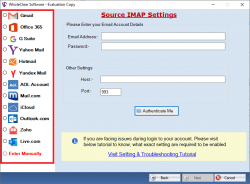 WholeClear Webmail Backup Software