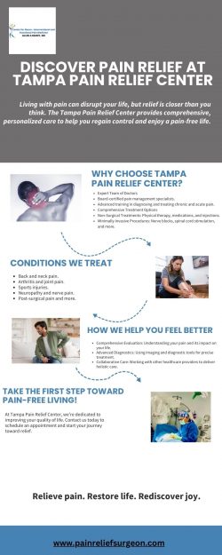 Tampa Pain Relief Center | Expert Care at Pain Relief Surgeon