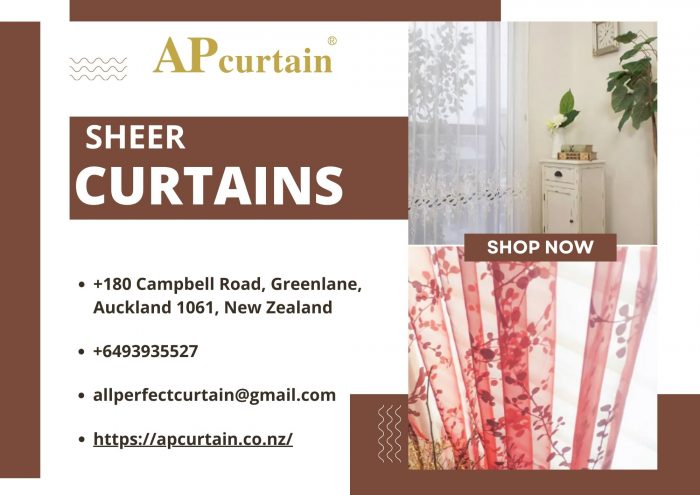 Elegant Sheer Curtains By AP Curtain