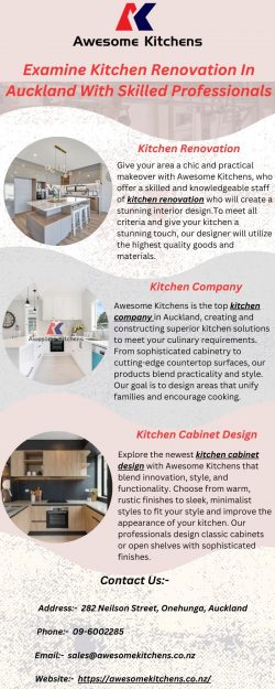 Examine Kitchen Renovation In Auckland With Skilled Professionals