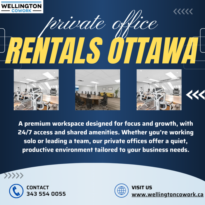 Find the Perfect Private Office Rentals Ottawa for Your Company – Contact Us Today!