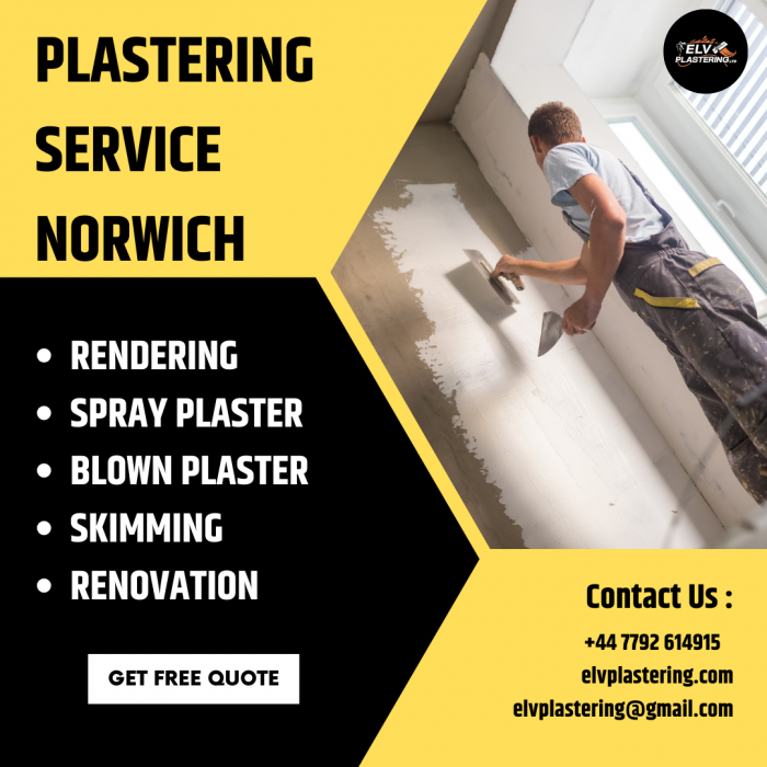 Get Plastering Service in Norwich From Experts | ELV Plastering