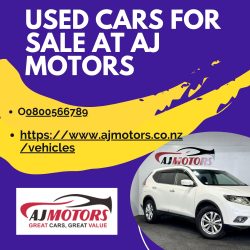 Get Premium Used Cars For Sale At AJ Motors