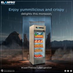 Keep Your Items Fresh with Elanpro Glass Door Refrigerator