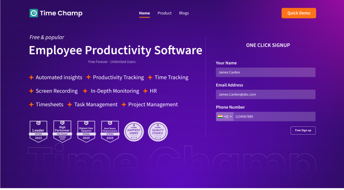 Time Champ – #1 productivity tracking software