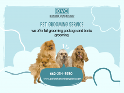 Oxford Pet Grooming Services at Oxford Veterinary Clinic