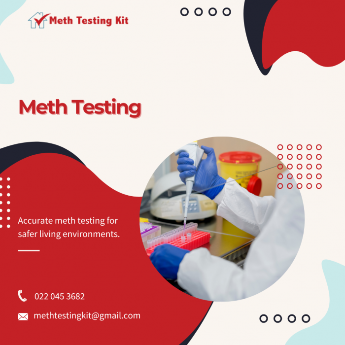 Get a Meth Testing done for your property every 6 months to avoid costly repairs