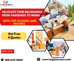 Packers and Movers Vadodara to Noida for Domestic Shifting – Charges