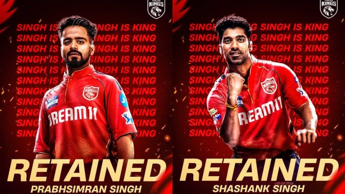 PBKS 2025 Retained Players List: Shashank and Prabhsimran Lead the Charge