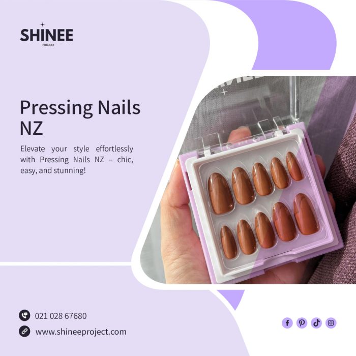 Discover top-quality Pressing Nails in NZ at Shinee Project