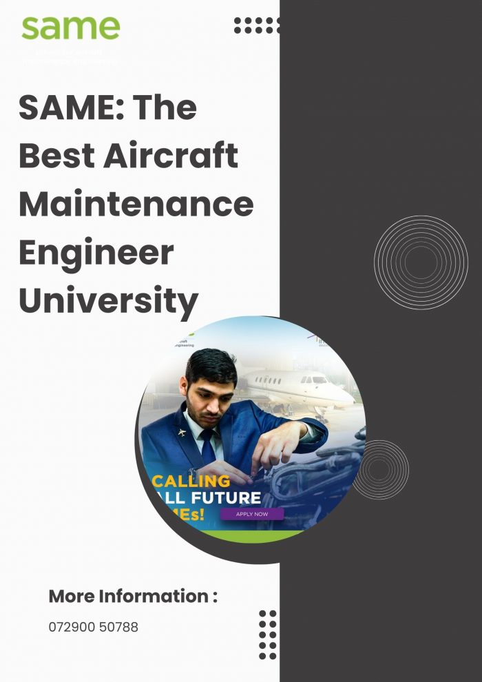 SAME: The Best Aircraft Maintenance Engineer University