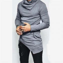 Stylish Comfort: Men’s Turtleneck Hoodie