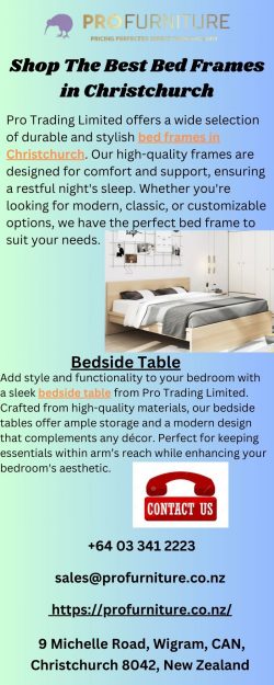 Shop The Best Bed Frames in Christchurch