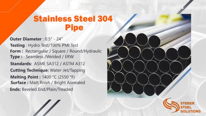 Stainless Steel 304 Pipe