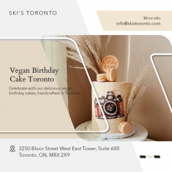 Vegan Birthday Cake Toronto from Ski’s Toronto