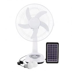 16 inch Rechargeable Solar Table Fan Set