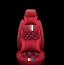 PU Leather Car Seat Cover Full Set Universal