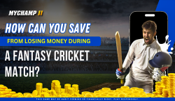 How can you save yourself from losing money during a fantasy cricket match?